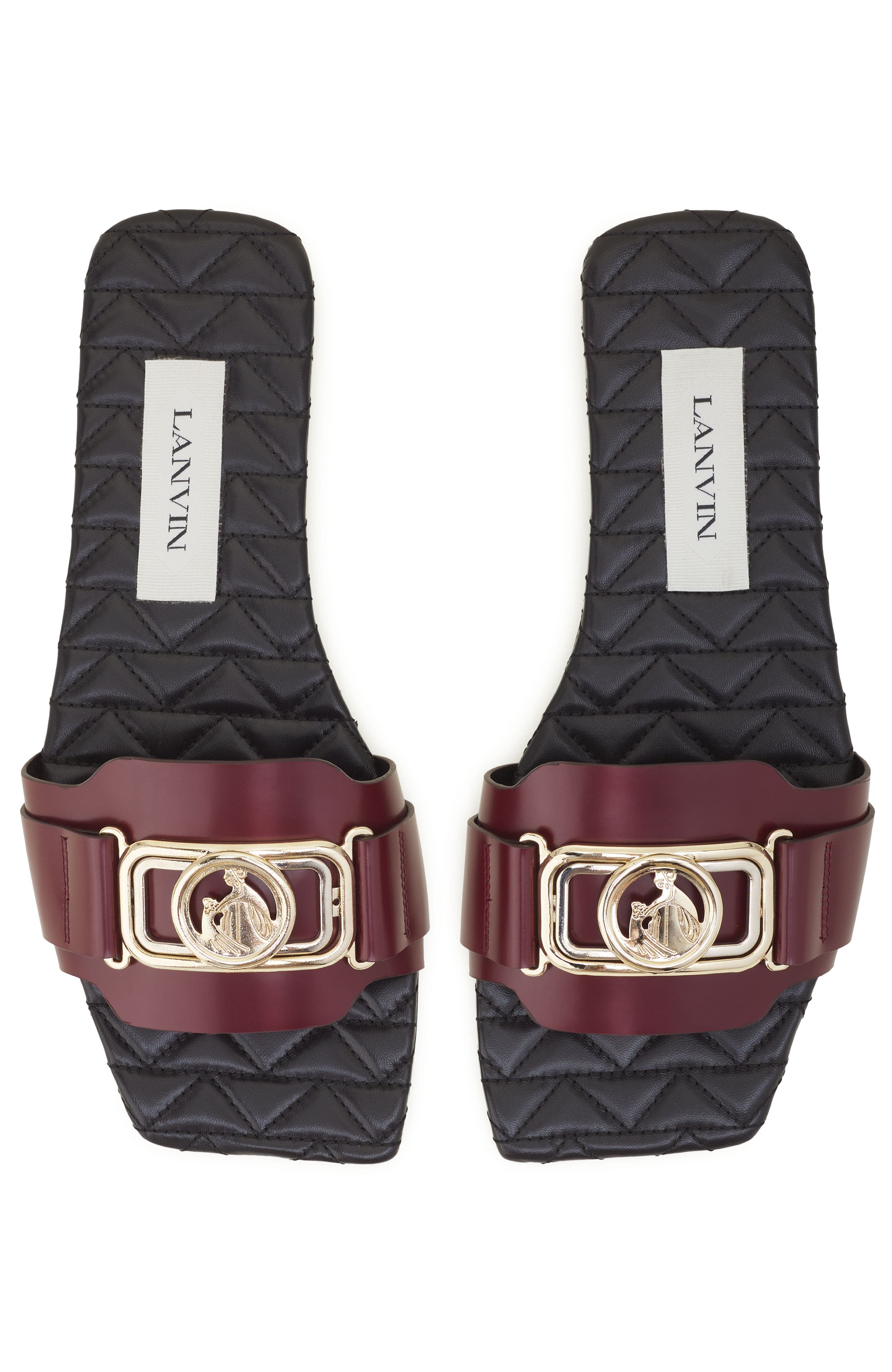 Mother & Daughter Flat Mule, Alternate, color, Bacchus
