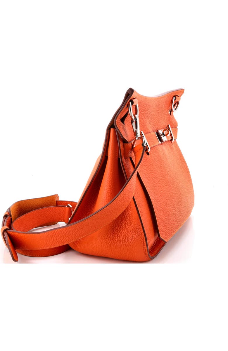 Pre-Owned Hermes Jypsiere Bag Clemence 34, Alternate, color, Feu/Moutarde