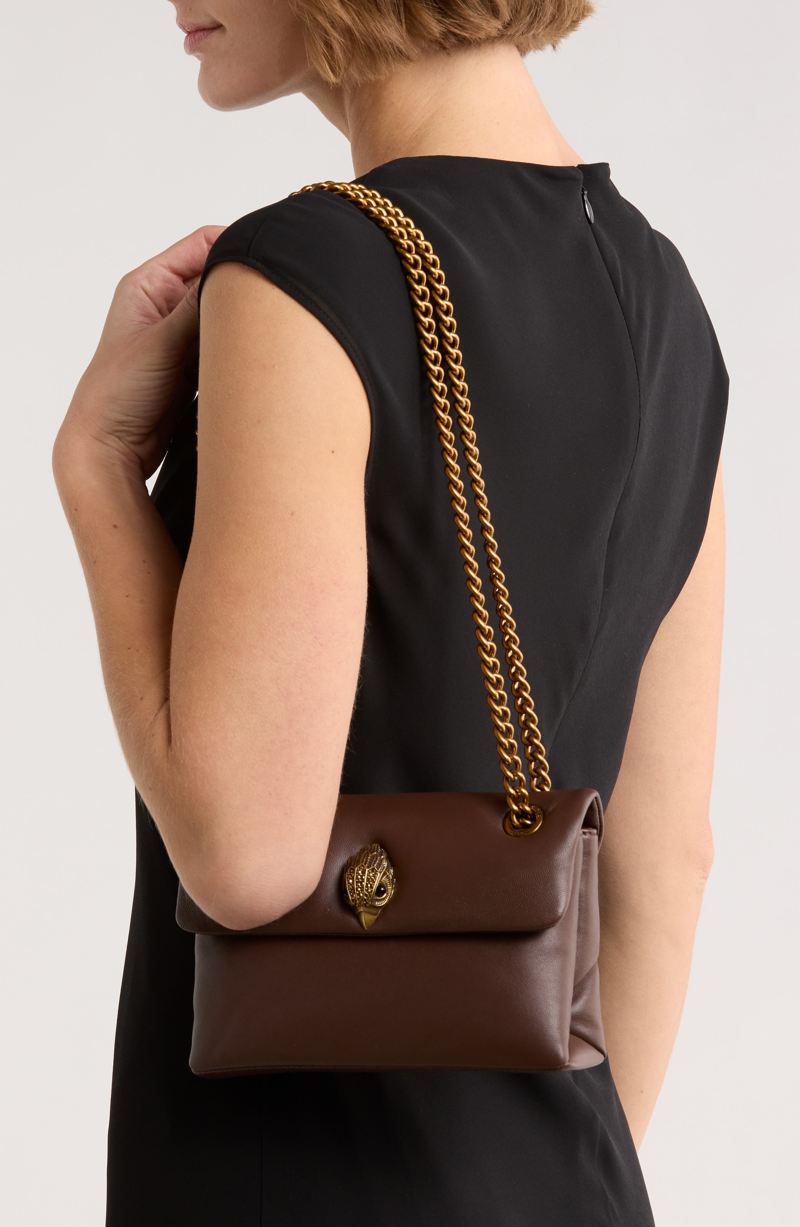 Kurt Geiger London Mini Kew Crossbody Bag, Alternate, color, Brown