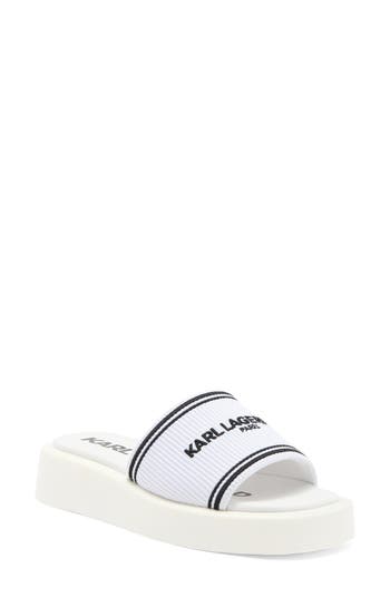 Karl Lagerfeld Ohare Platform Slide Sandal