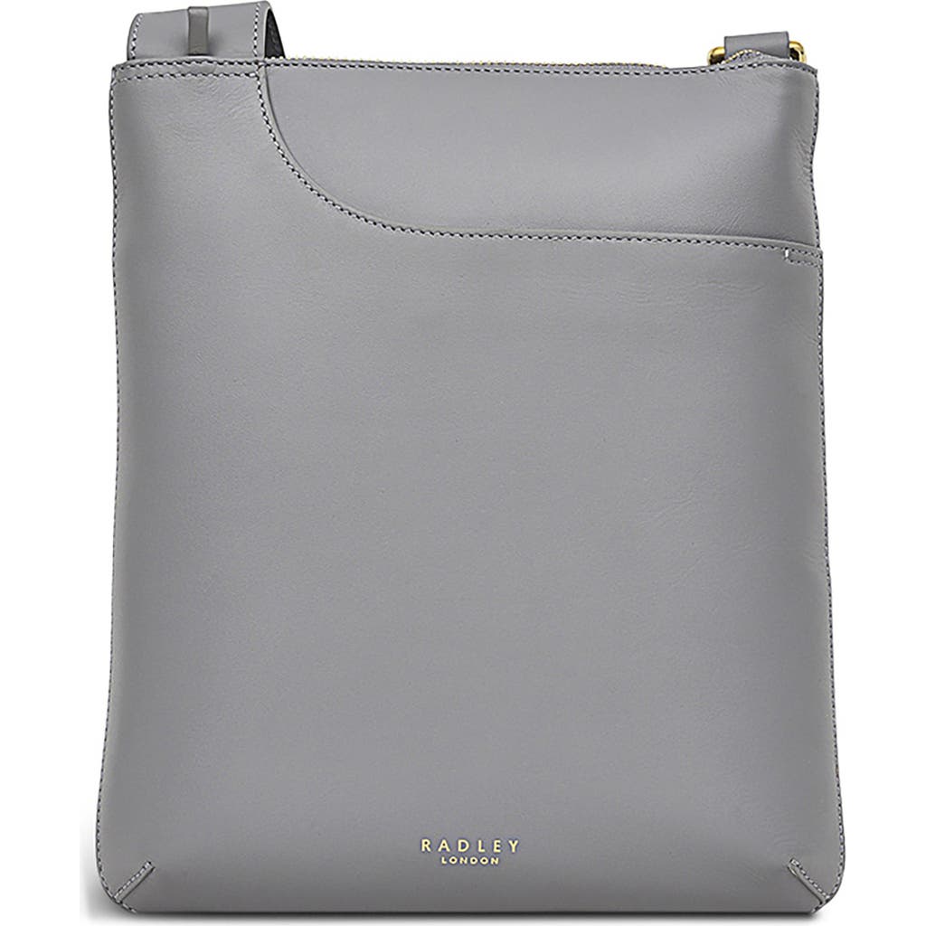 Radley London Pockets Icon Leather Crossbody Bag In Cloud Burst