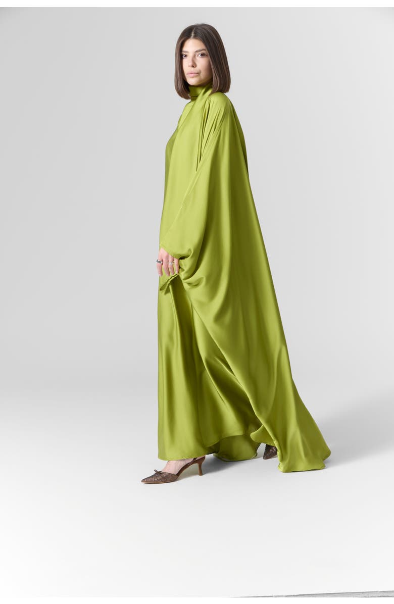 Le Fafo Luna Silk Scarf Kaftan, Alternate, color, 