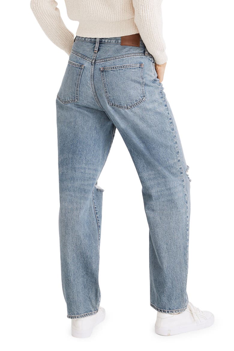 The Dadjean Destroyed Edition Jeans, Alternate, color, DUSTIN WASH