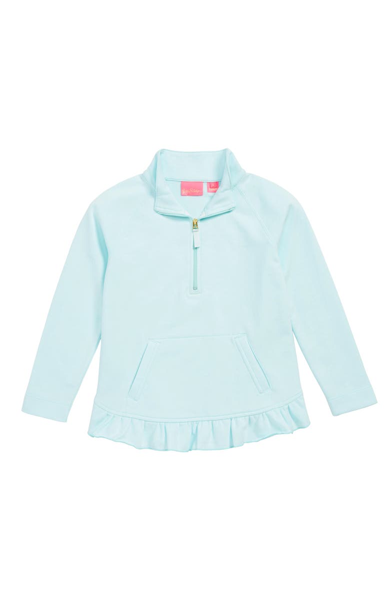 Lilly Pulitzer<sup>®</sup> Mini Killian UPF 50+ Half Zip Pullover, Main, color, 