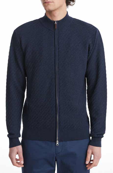 Light Gauge Merino Wool Zip Cardigan