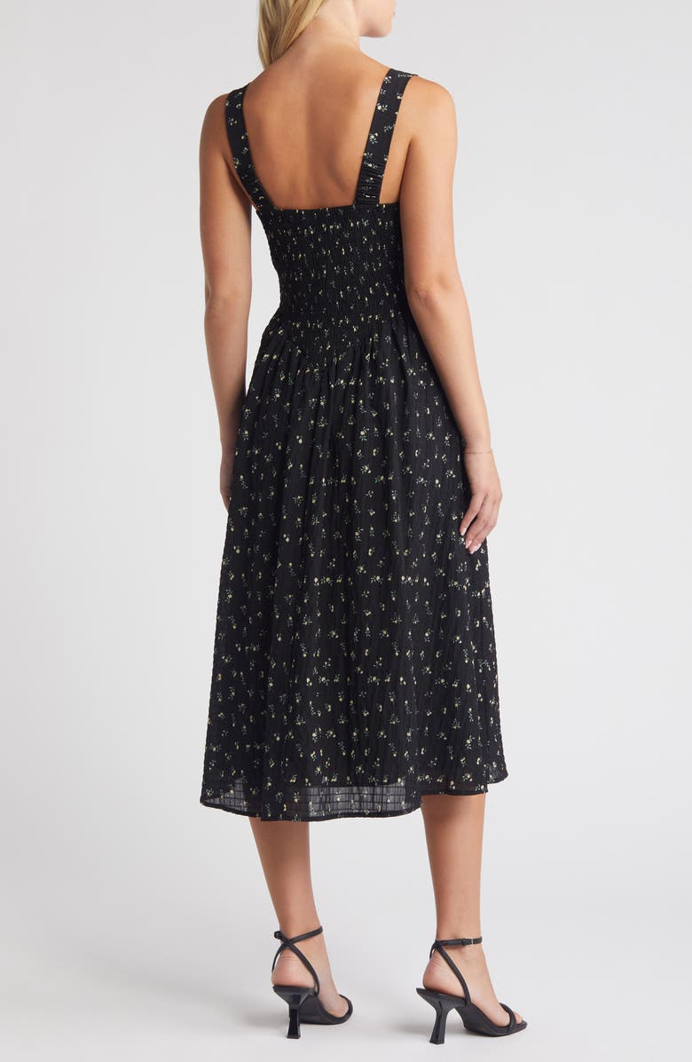 Chelsea28 Floral Sleeveless Fit & Flare Sundress, Alternate, color,