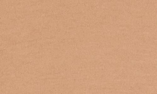 Vince Mock Neck Wool Blend Pullover Sweater In Nude