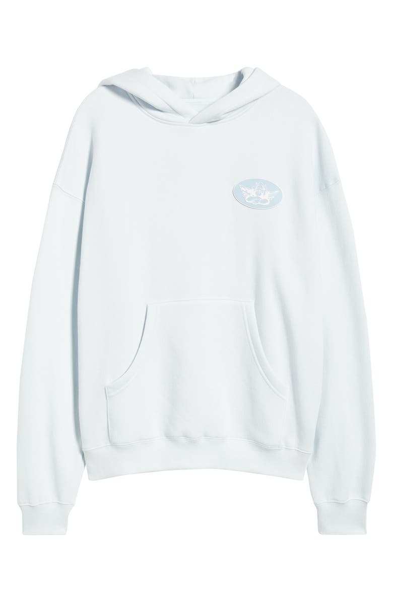 BOYS LIE Georgia Rules Racer Cotton Blend Hoodie, Alternate, color, Baby Blue