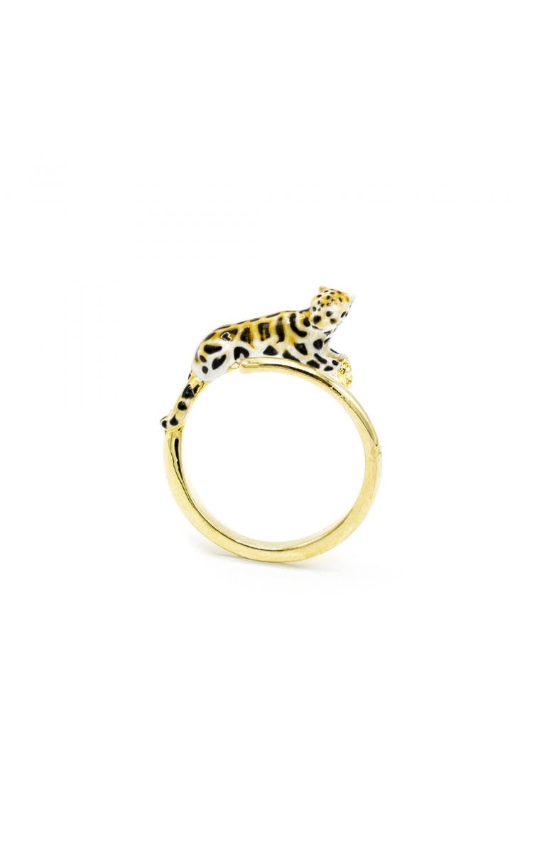 Bill Skinner Studio Clouded Leopard Open Ring, Main, color, Leopard
