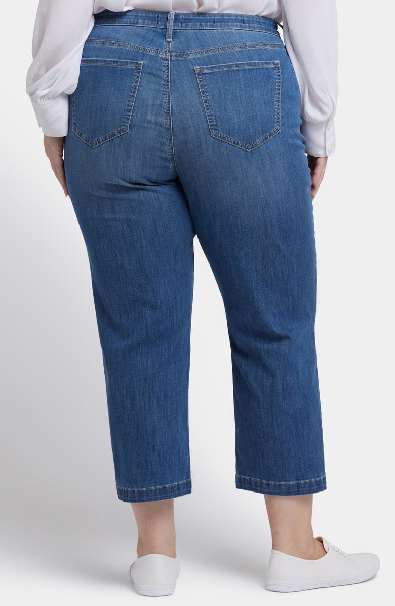 NYDJ Piper Crop Button Fly Straight Leg Jeans, Alternate, color, Costa Brava