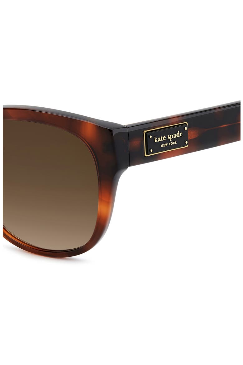 ninna 55mm gradient round sunglasses, Alternate, color, HAVANA