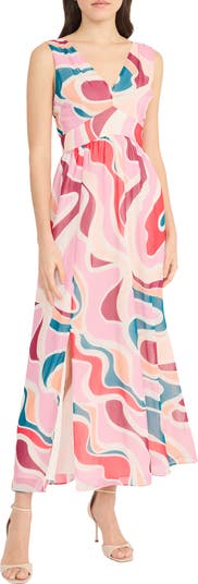 Donna Morgan A Line Dress Fit Flare Dress For Women Donna Morgan Sleeveless  A-Line Dress