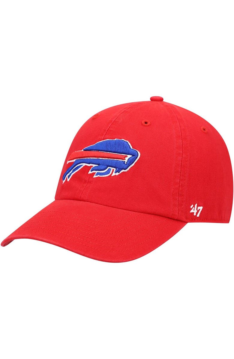 '47 Men's '47 Red Buffalo Bills Secondary Clean Up Adjustable Hat, Main, color, Red