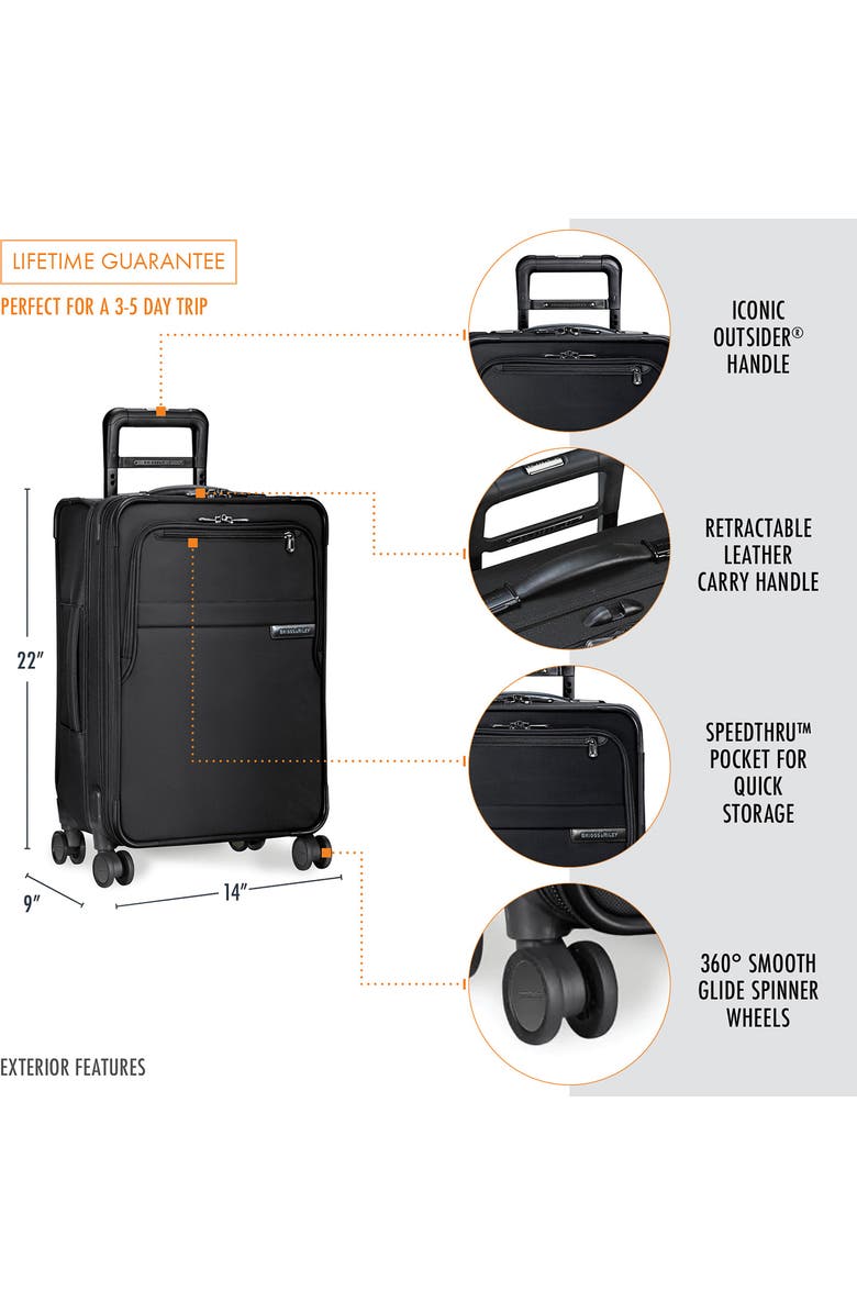 Briggs & Riley Baseline 22-Inch Expandable Spinner Carry-On, Alternate, color,