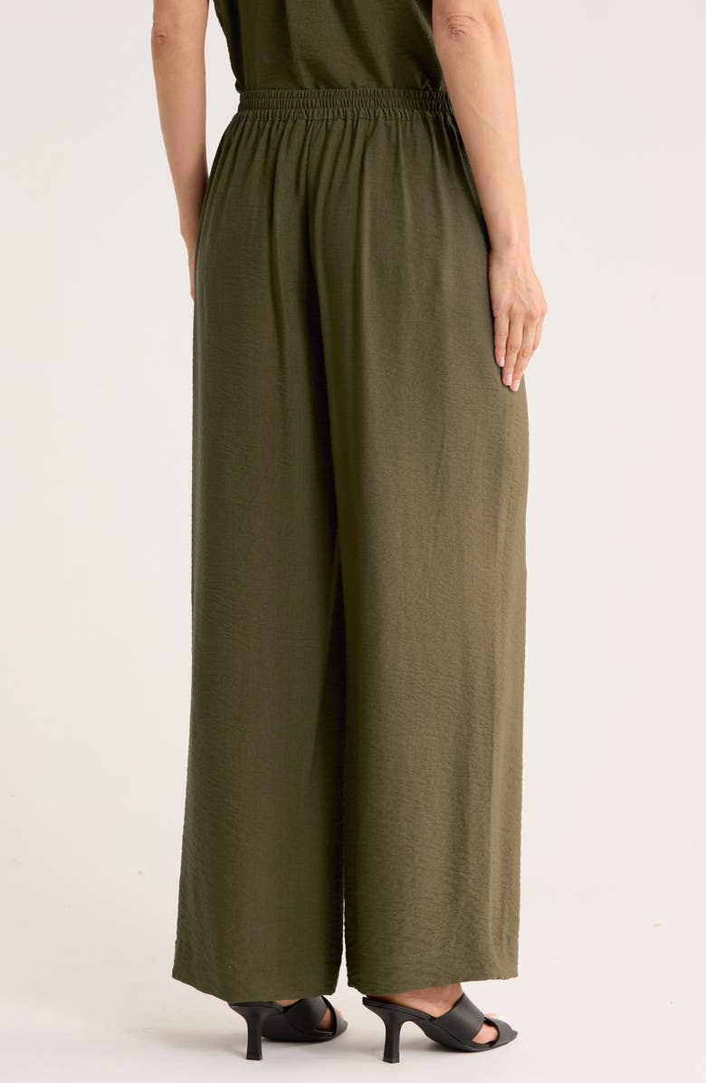 DKNY Pull-On Pants, Alternate, color, Dark Olive