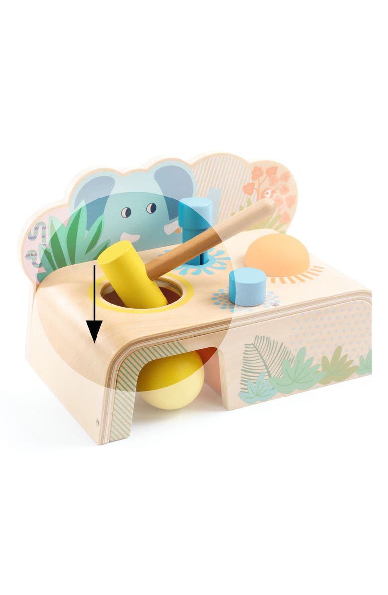 Djeco Multi Tap Activity Toy, Alternate, color, Multi