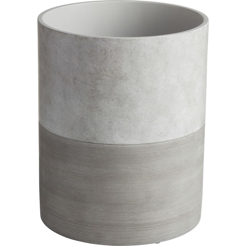 Roselli Trading Company City Line Wastebasket Bedding In Grey