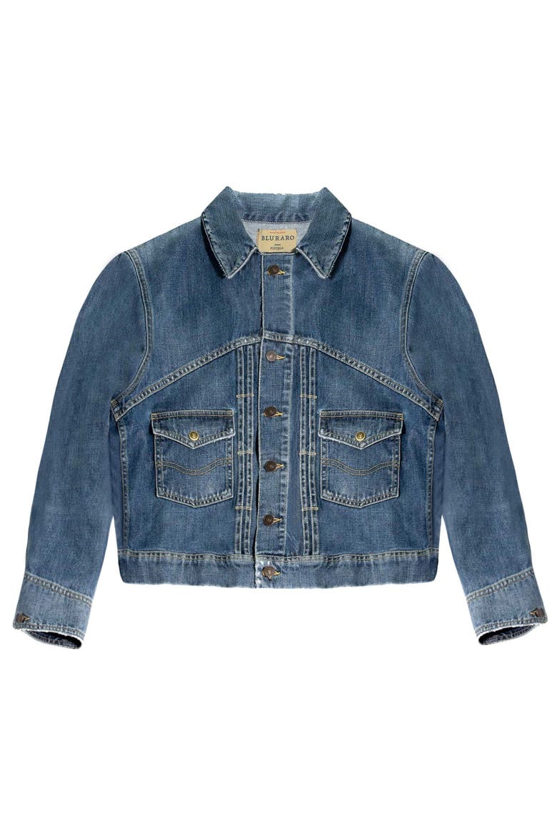 Stone Wash Denim Jacket, Main, color, Stone Wash