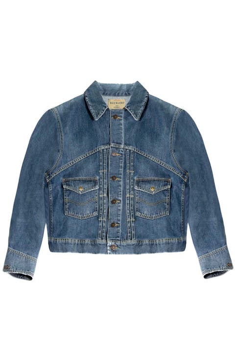 Stone Wash Denim Jacket