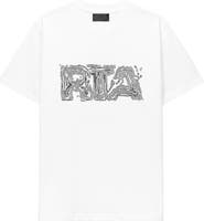 RtA Liam Topographic Graphic T-Shirt