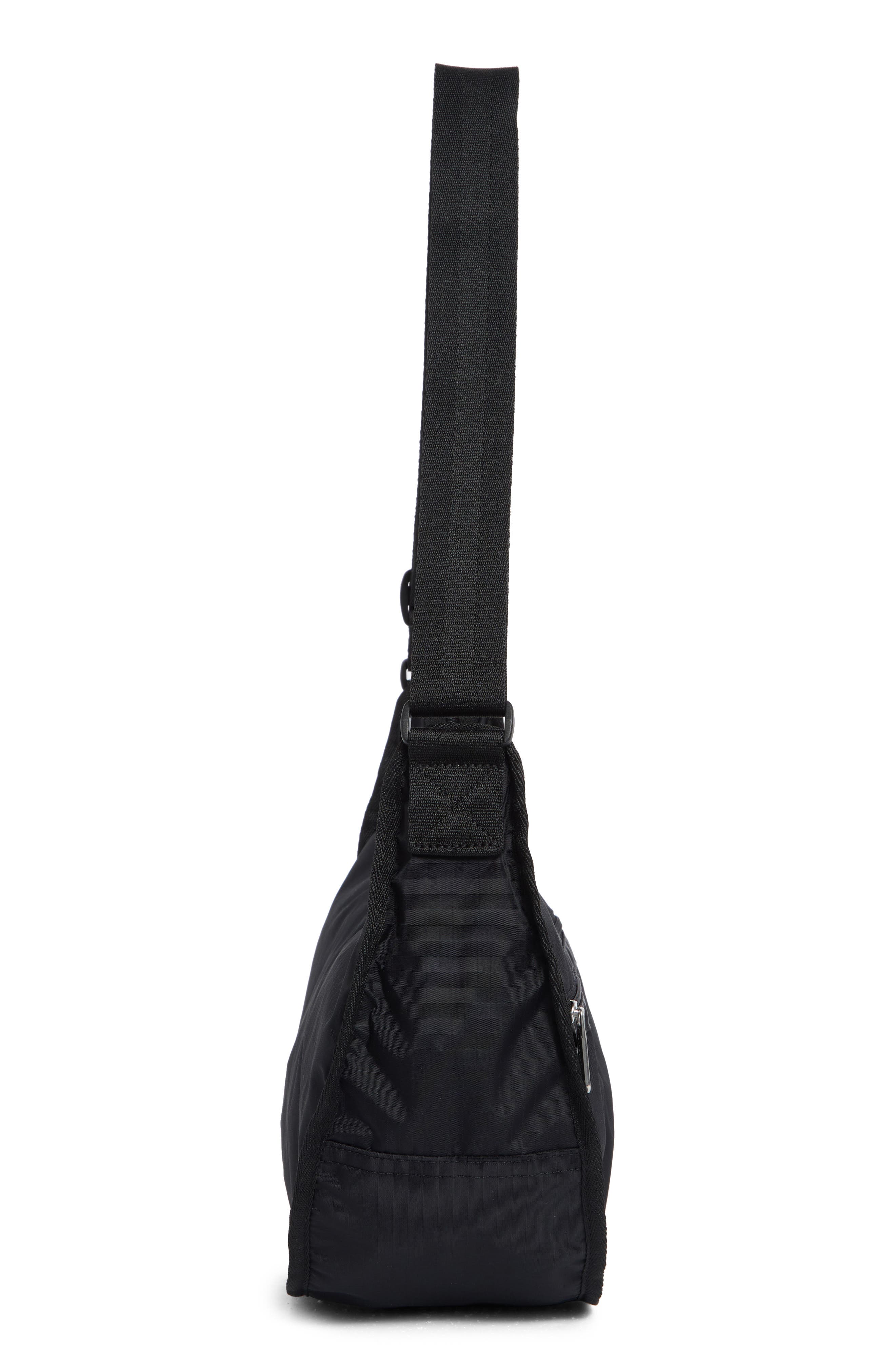 LeSportsac Everyday Hobo Crossbody Bag, Alternate, color, Recycled Black