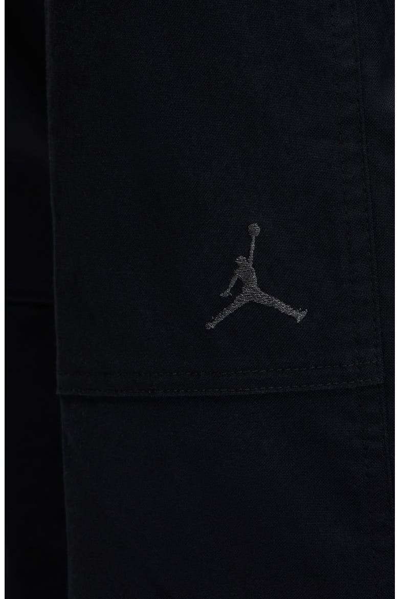 Elastic Waist Woven Pants, Alternate, color, BLACK/ ANTHRACITE