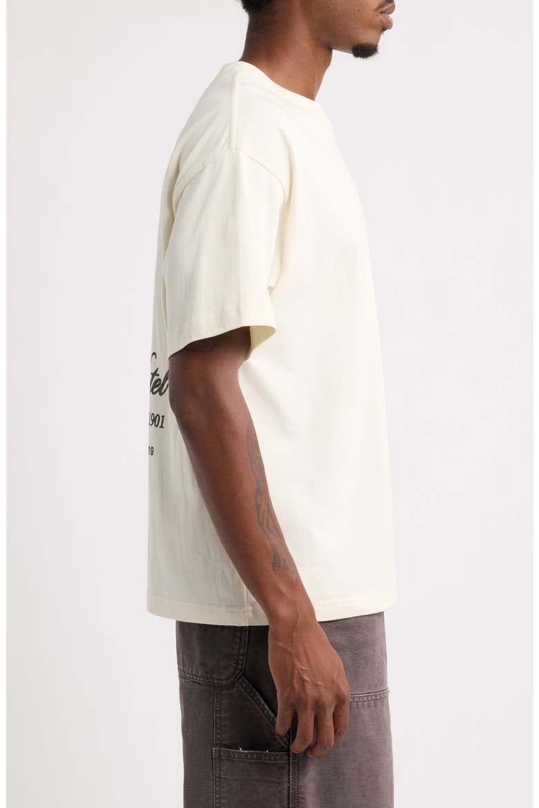 NY Hotel Graphic Cotton T-Shirt, Alternate, color, CREAM