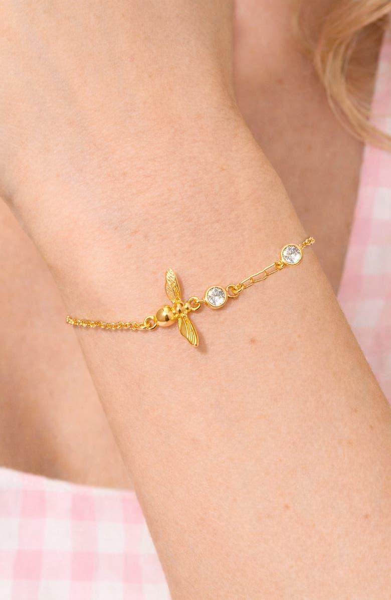 LA MENO Honey Bee Bracelet, Alternate, color, Gold