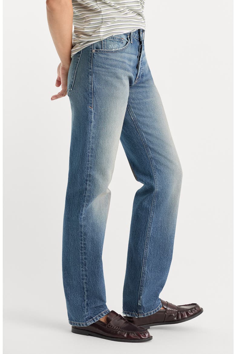 Mid Rise Straight Leg Jeans, Alternate, color, INDIGO1282