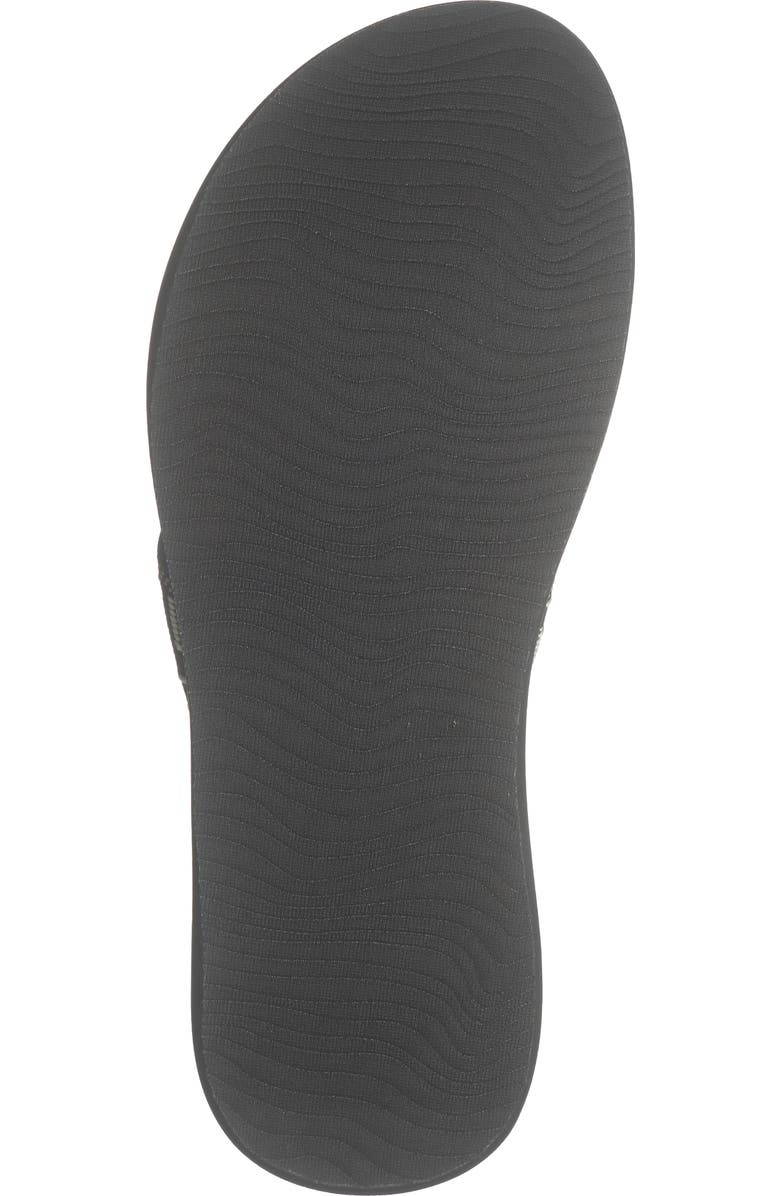 Reef Spring Woven Strap Flip Flop, Alternate, color, Black/Cream