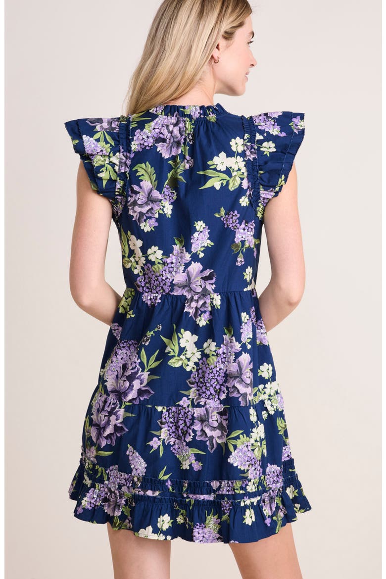 Floral Print Tiered Ruffle Minidress, Alternate, color, TABATHA FLORAL