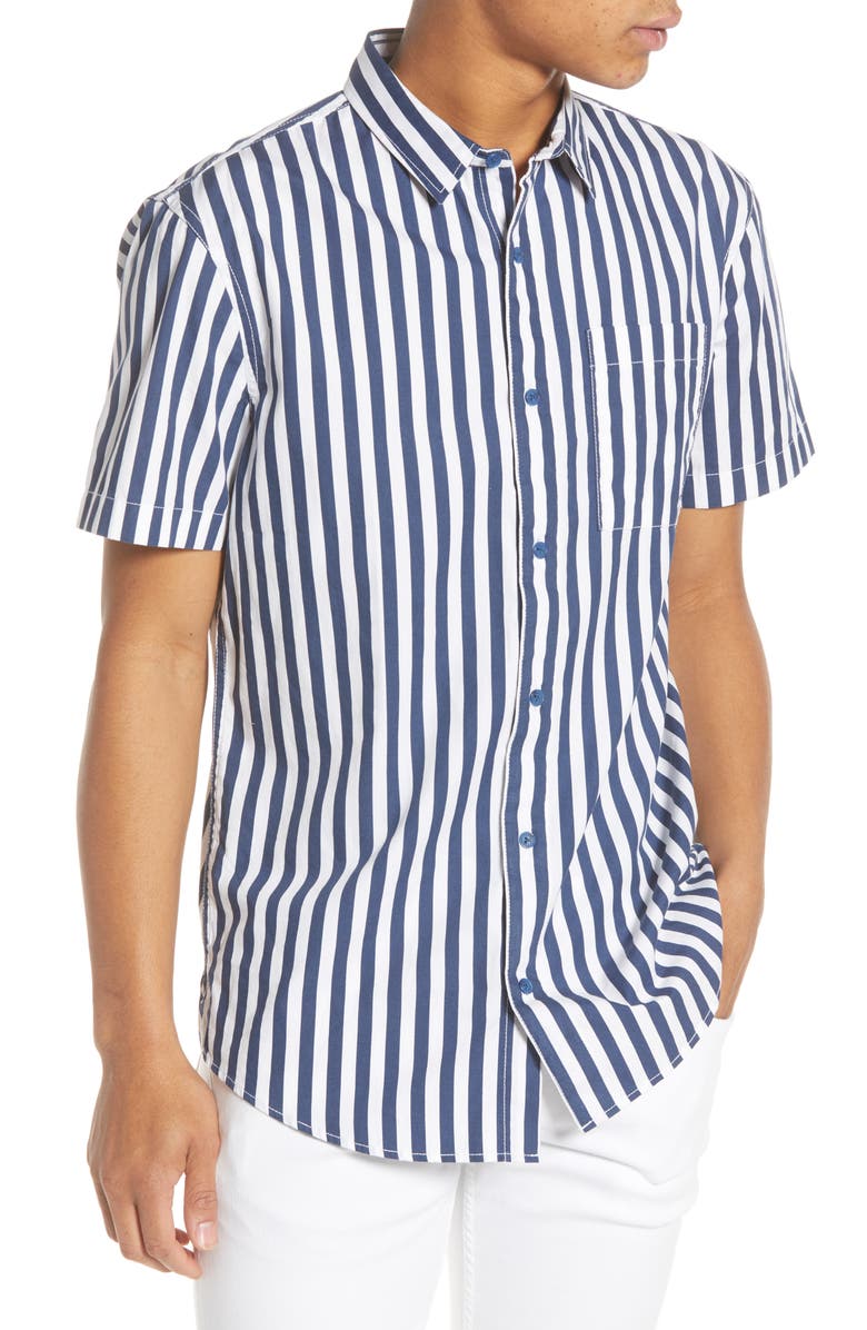 BP. Print Woven Shirt, Main, color,