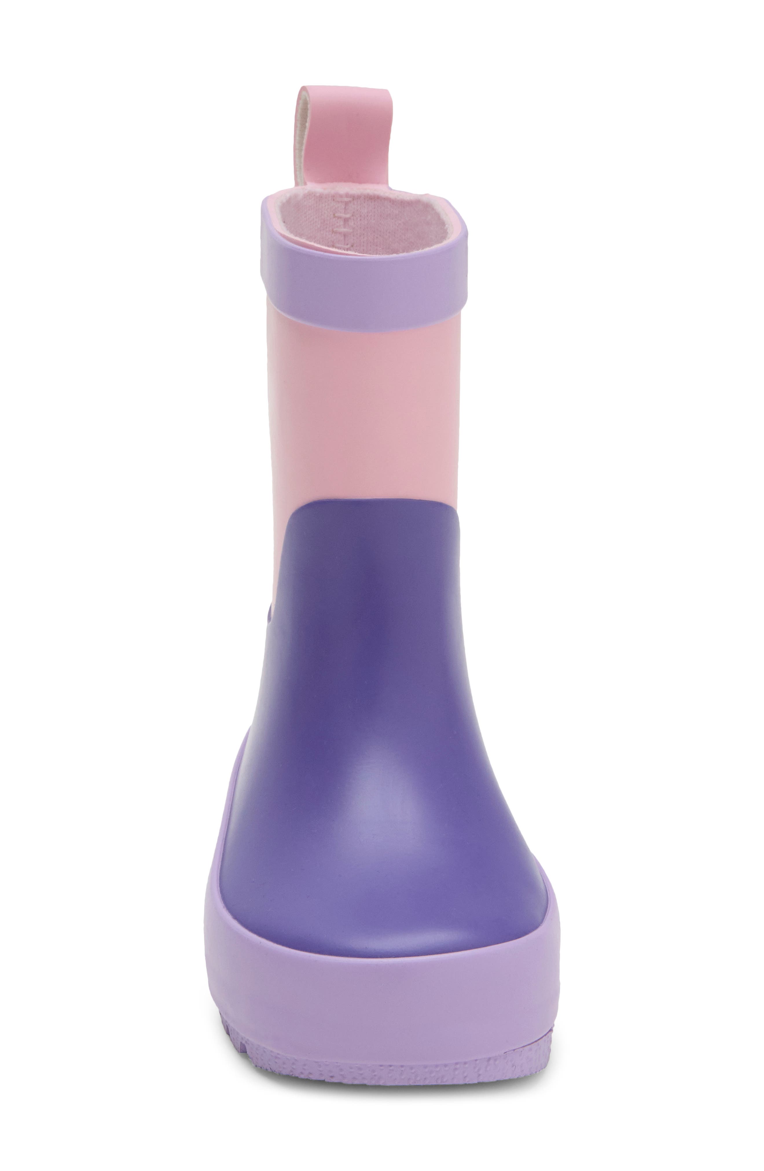 Kids' Misty Rain Boot, Alternate, color, PURPLE MULTI
