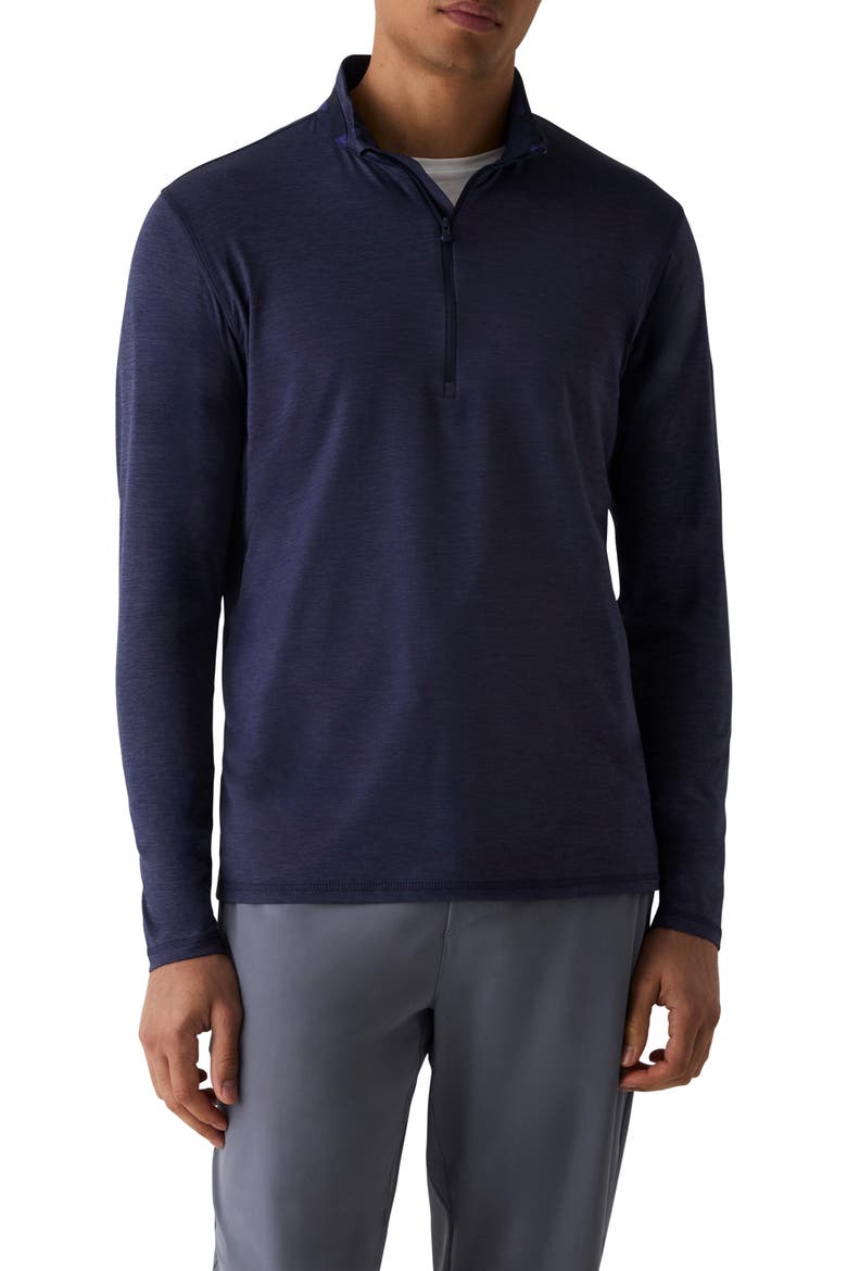 Guide Sport Quarter Zip Golf Pullover, Main, color, MALTESE BLUE