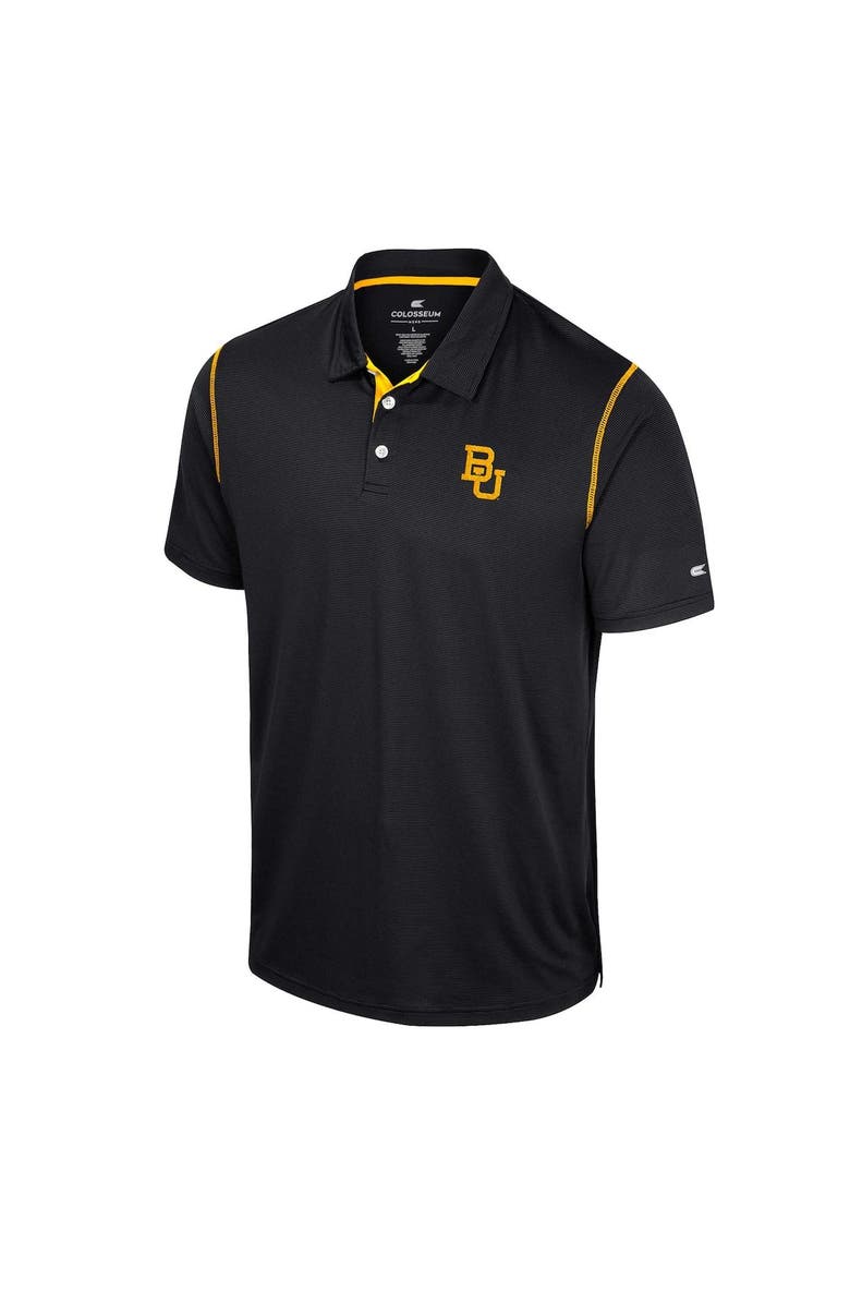 COLOSSEUM Men's Colosseum  Black Baylor Bears Cameron Polo, Alternate, color, 