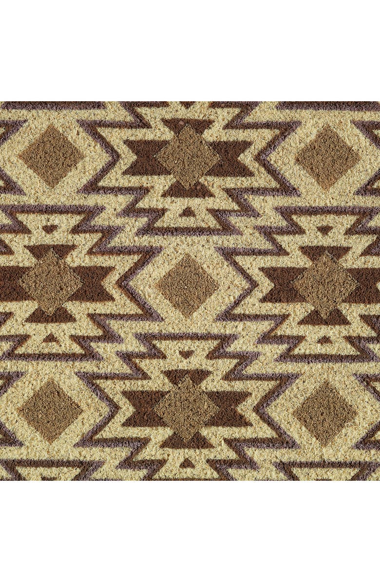 Design Imports Santa Fe Coir Doormat, Alternate, color, Brown