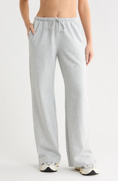 Flurry Fleece Wide Leg Sweatpants