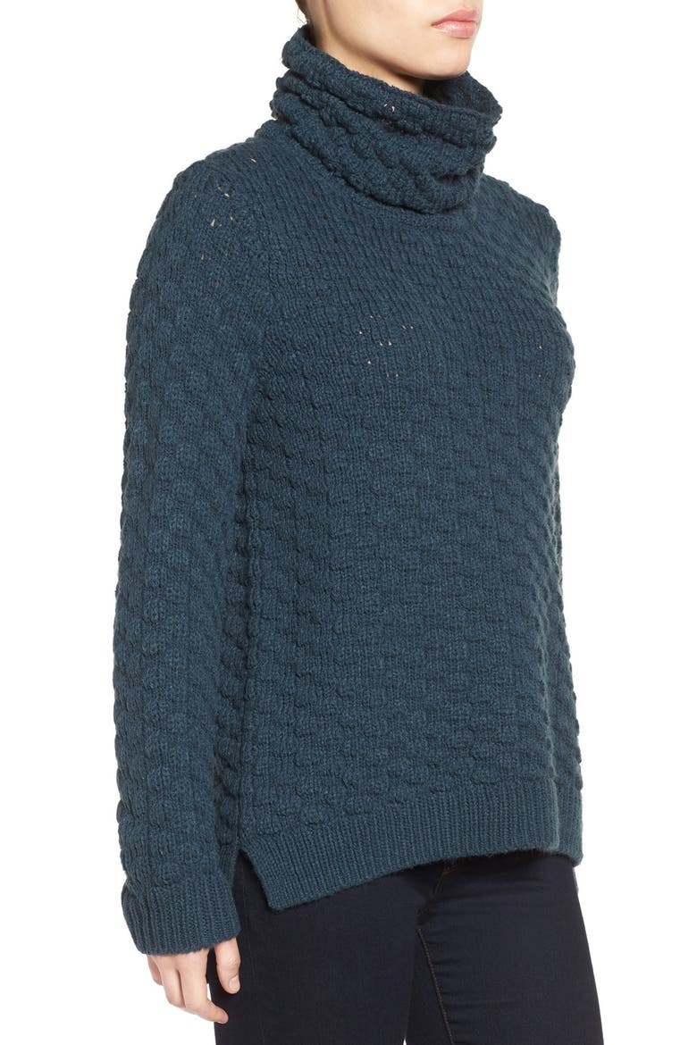 BUBBLE STITCH SWEATER, Alternate, color, NAVY MIDNIGHT