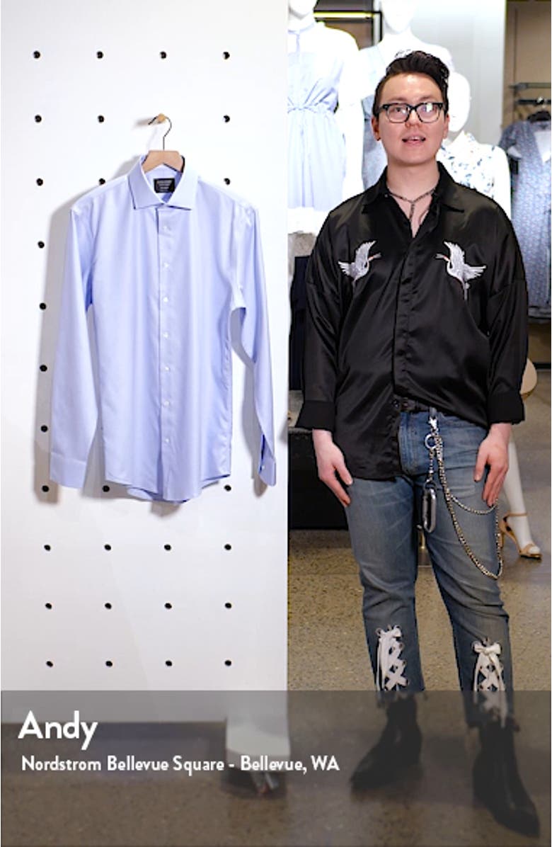 Trim Fit Non-Iron Dress Shirt, sales video thumbnail
