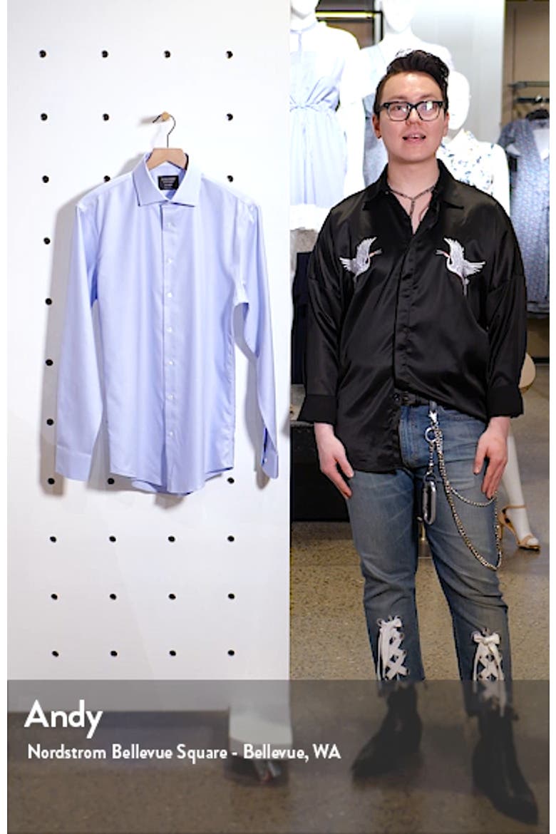 Trim Fit Non-Iron Dress Shirt video
