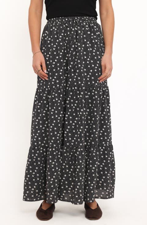 Vincent Tiered Maxi Skirt
