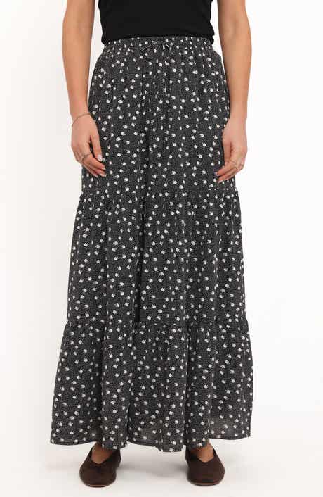 Petal & Pup Vincent Tiered Maxi Skirt