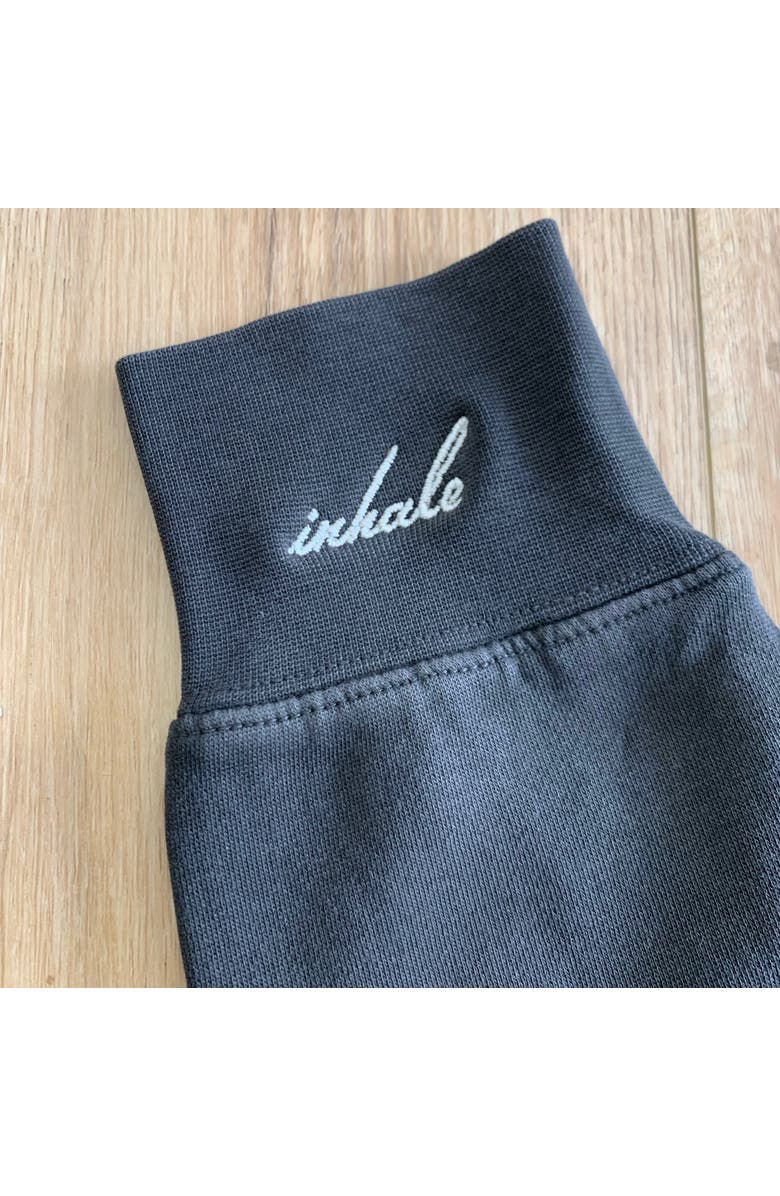 Conscious Ink Inhale/Exhale Manifest Sweatshirt + Ink, Alternate, color, Black