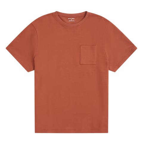 Textured Chest Pocket T-Shirt