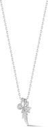GLAZE JEWELRY Cubic Zirconia Mixed Charm Pendant Necklace