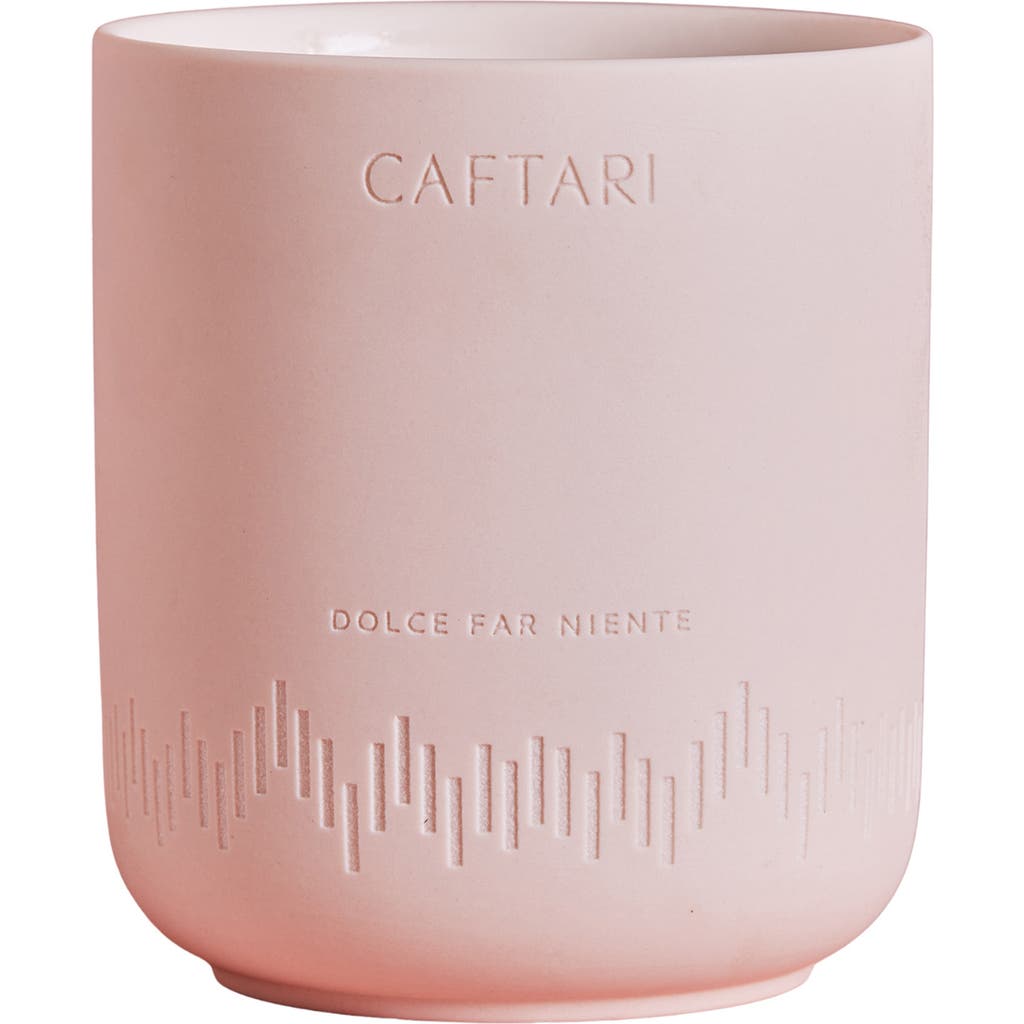 Caftari Dolce Far Niente Candle In Pink