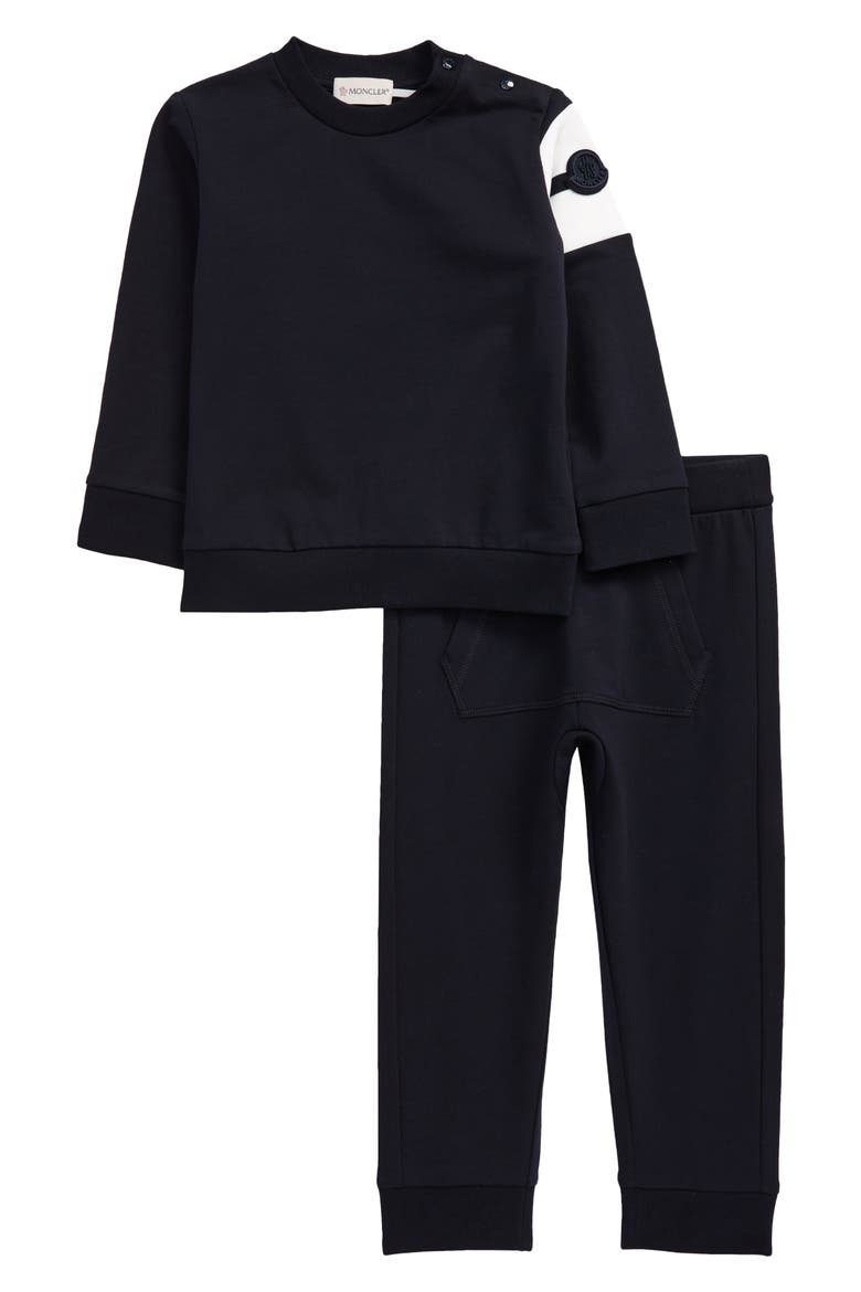 Sweatshirt & Joggers Set, Main, color, 779 NAVY