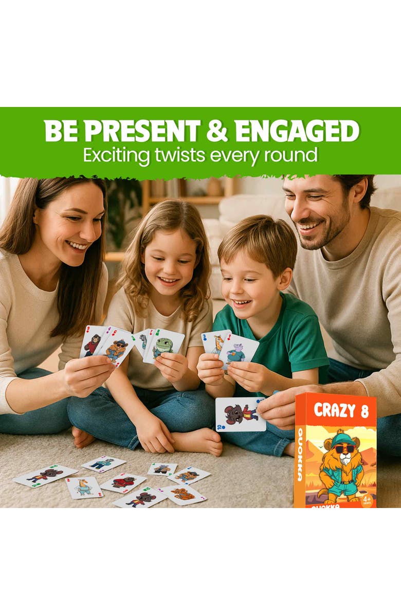Quokka Kids Card Games Collection Ages 4-8, Alternate, color, Classic 6 Original