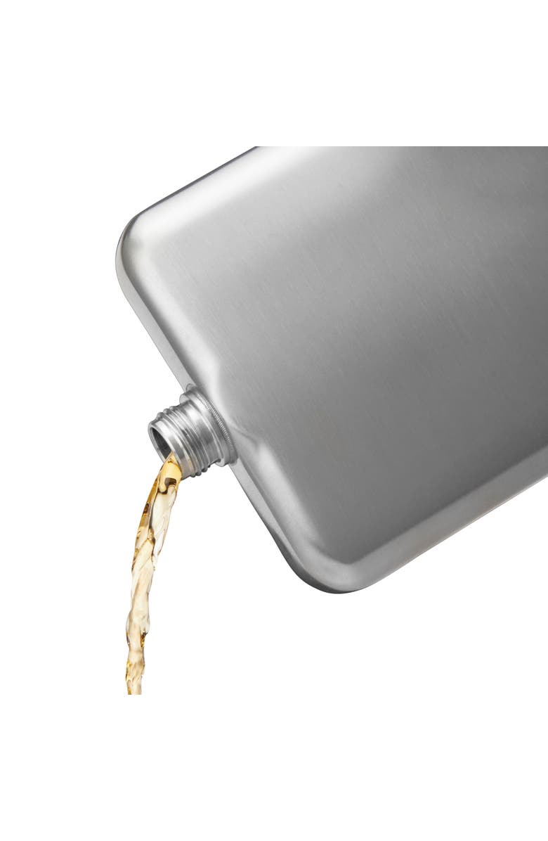 Innovine Brushed Stainless Steel Flask, Alternate, color,