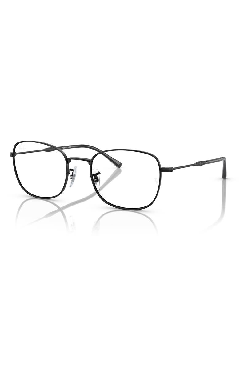 Ray-Ban 53mm Irregular Optical Glasses, Alternate, color, 